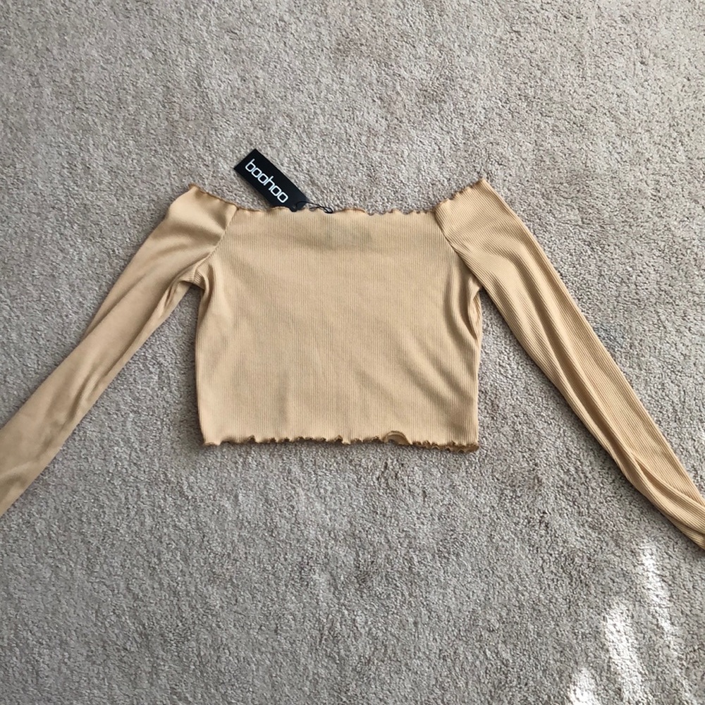 Boohoo Off The Shoulder Crop